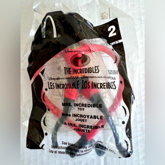 The Incredibles 4 McDonalds Toys  Mom,Jack Jack ,Dash, Frozone. - Picture 2 of 7